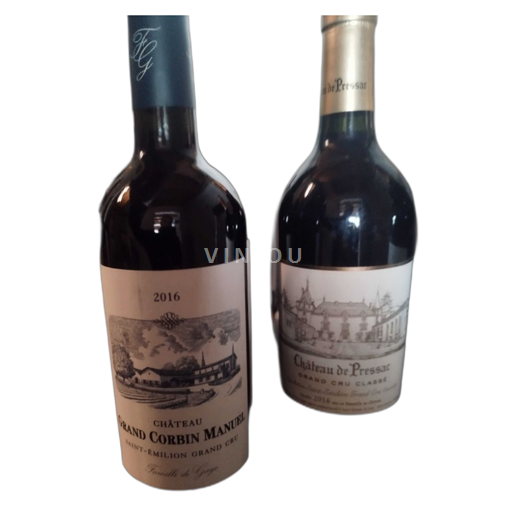 Bordeaux Saint-Émilion Grand Cru Château Grand Corbin Manuel 2016