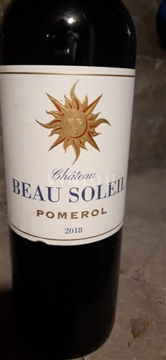Bordeaux Pomerol Château Beau Soleil 2018