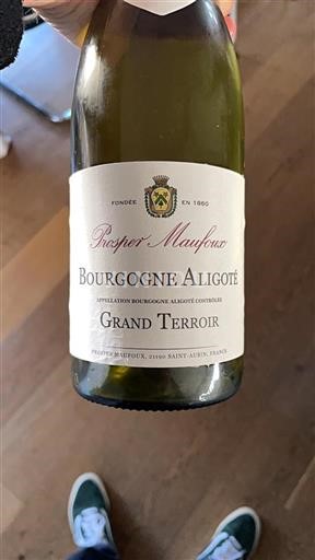 Burgund Bourgogne Aligoté Prosper Maufoux Grand Terroir 2020