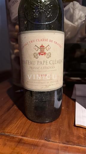 Bordeaux Pessac-Léognan Grand Cru Pape Clement 1999
