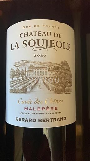 Languedoc Malepère Château La Soujeole des Chênes 2020