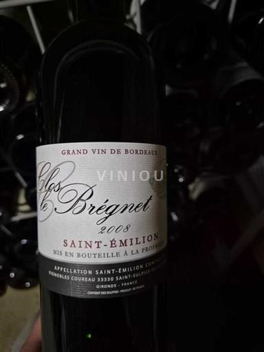 Bordeaux Saint-Émilion Grand Cru Clos Le Brégnet 2008