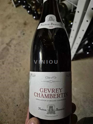 Burgund Gevrey-Chambertin Nuitonbeaunoy 2008