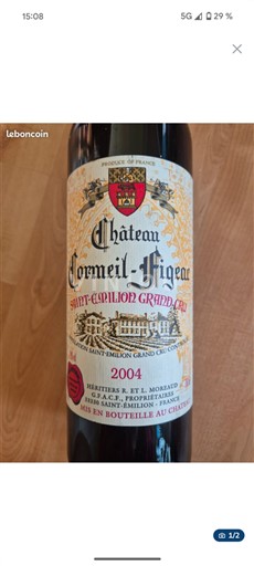 Bordeaux Saint-Émilion Grand Cru Château Cormeilfigeac 2004