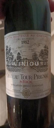 Bordeaux Médoc Cru Bourgeois Tour Prignac 1982