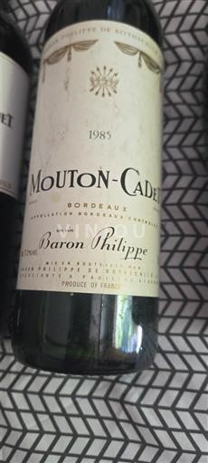 Bordeaux Mouton Cadet 1985