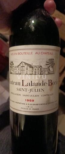 Burdeos Saint-Julien Château Lalandeborie 1989