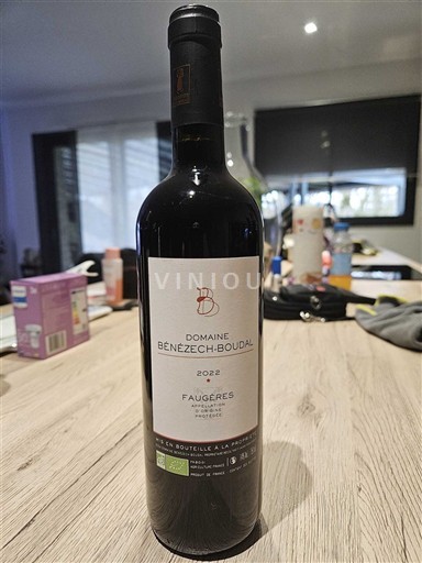 Languedoque Faugères Domaine Benezechboudal 2022