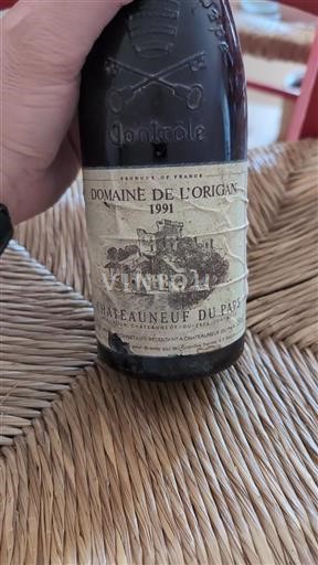 Rhône Valley Châteauneuf-du-Pape Domaine L'origan 1991