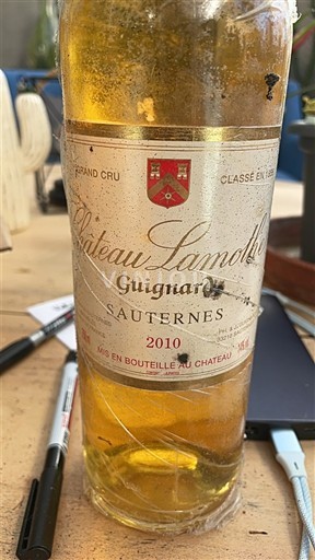 Bordeaux Sauternes Grand Cru Château Lamothe Guignard 2010