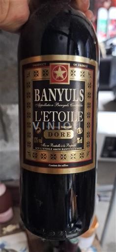 Roussillon Banyuls L'étoile Doré Ei vuosikertaa