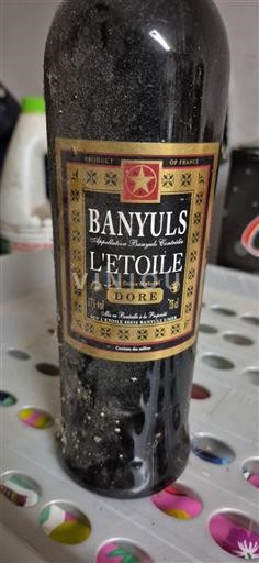 Vin Rouge sec Doré L'Étoile Non millésimé France Roussillon Banyuls AOC
