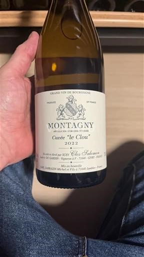 Burgundsko Montagny Domaine Clos Salomon le Clou 2022