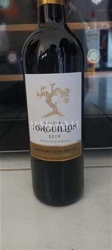 Bordeaux Montagne-saint-émilion Château Fonguillon 2019