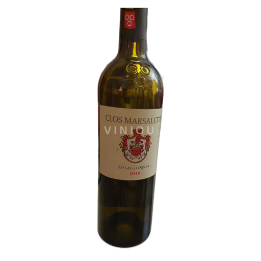 Bordéus Pessac-Léognan Clos Marsalette 2018