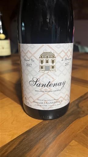 Burgundija Santenay Bernard Lagarrigue 2017