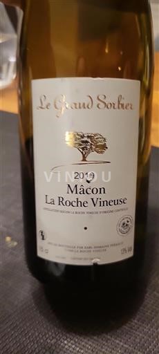 Burgundija Mâcon in Mâcon-villages Le Grand Sorbier La Roche Vineuse 2019