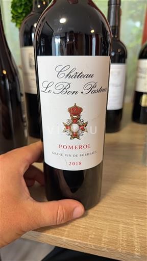 Bordéus Pomerol Château Le Bon Pasteur 2018