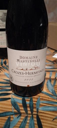 Rhône Valley Crozes-Hermitage Domaine Martinelli 2022