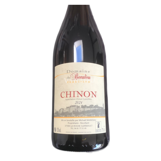 Loire-dalen Chinon Domaine Beaulieu Tradition 2024