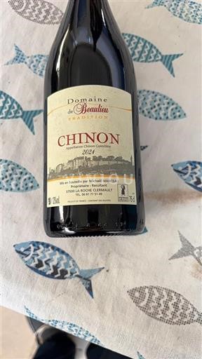 Thung lũng sông Loire Chinon Domaine Beaulieu Tradition 2024