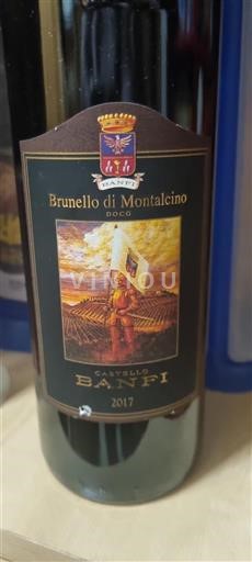 Toscana Brunello di Montalcino Castello Banfi 2017