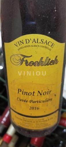 Alsácia Não especificado Froehlich Particulière 2016