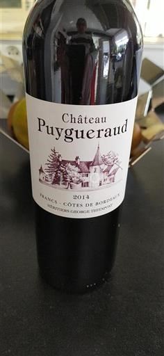 Bordeaux Francs-Côtes-de-Bordeaux Château Puygueraud 2014