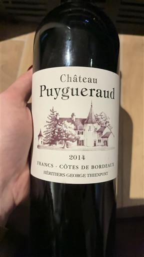 Bordeaux Francs-côtes-de-bordeaux Château Puygueraud 2014