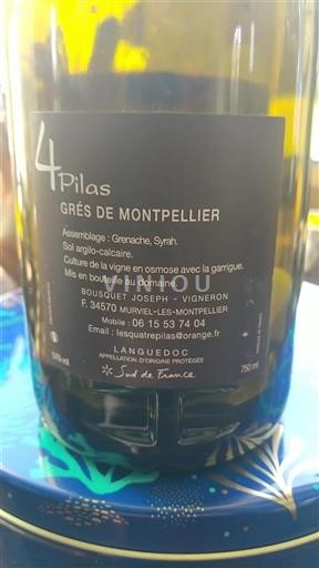 Langvedok Grès de Montpellier Les Quatre Pilas 2017