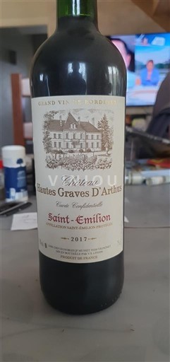 Bordeaux Saint-Émilion Château Hautes Graves Arthus Confidentielle 2017