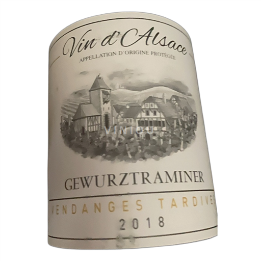 Alsace Gewurztraminer Cellier D’herrenweg Vendanges tardives 2018