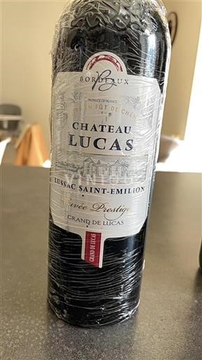 Bordéus Lussac-Saint-Émilion Château Lucas Prestige 2015