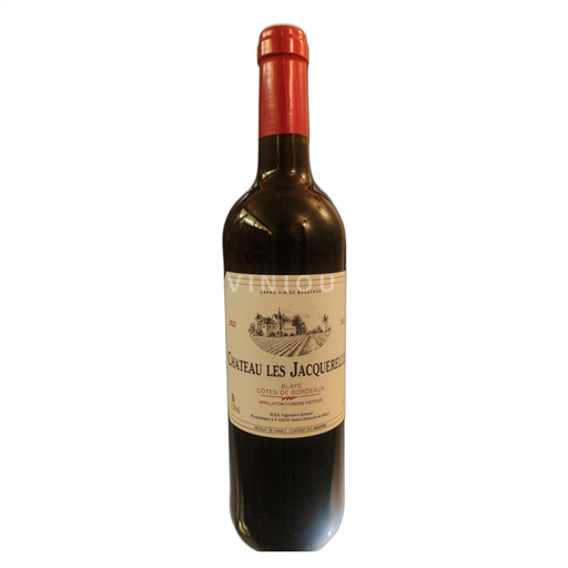 Bordeaux Blaye Côtes de Bordeaux Château Les Jacqueries 2022