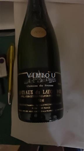 Loiredalen Coteaux-du-Layon Château Fresne 2000