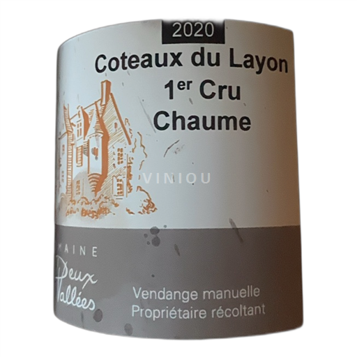 Loiretal Chaume Domaine Deux Vallées 1er cru 2020