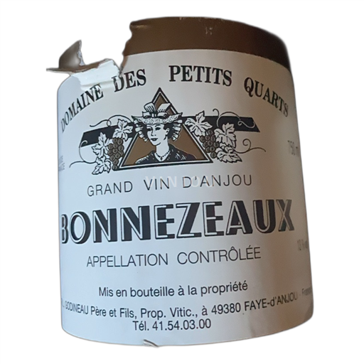 Loiretal Bonnezeaux Domaine Des Petits Quarts 1992