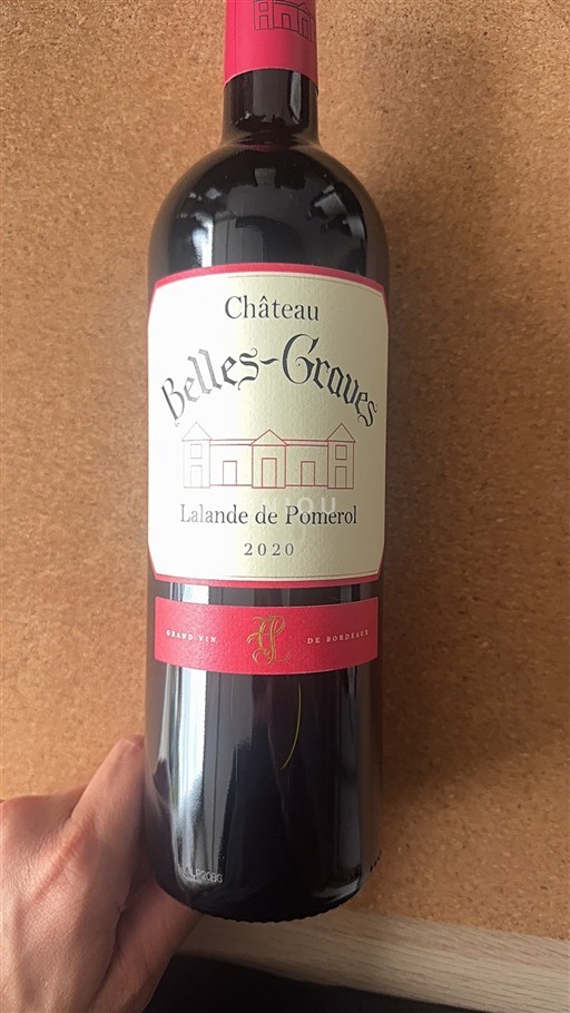 Burdeos Lalande-de-Pomerol Belle Grave 2020