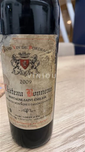 Bordeaux Montagne-Saint-Émilion Château Bonneau 2009