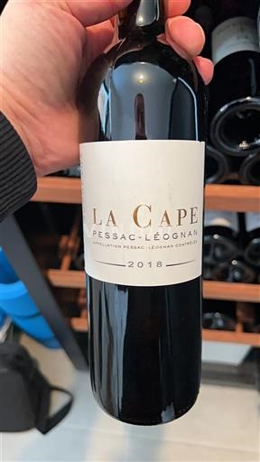 Bordeaux Pessac-Léognan La Cape 2018