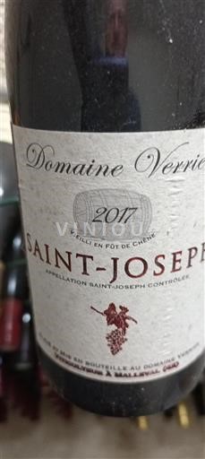 Rhônetal Saint-Joseph Domaine Verzier 2017