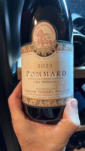 Borgoña Pommard Domaine Thierry Pinquier En Mareau 2023