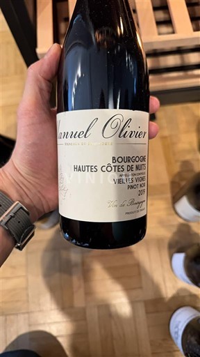 Bourgogne Hautes Côtes de nuits Manuel Olivier Vieilles vignes 2019