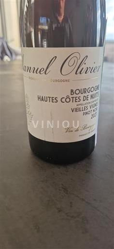 Bourgogne Hautes Côtes de Nuits Manuel Olivier Vieilles vignes 2021