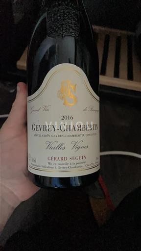 Burgundi Gevrey-Chambertin Domaine Gérard Seguin Vieilles Vignes 2016