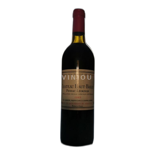 Bordeaux Pessac-Léognan Grand Cru Château Hautbailly 1989