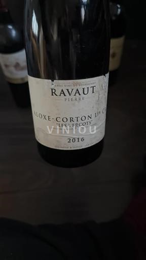 Burgundy Aloxe-Corton Premier Cru Ravaut Pierre Les VerCots 2016