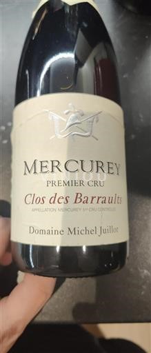 Burgundsko Mercurey Premier Cru Domaine Michel Juillot Clos des Barraults 2020