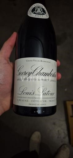 Bourgondië Gevrey-Chambertin Grand Cru Louis Latour 2017