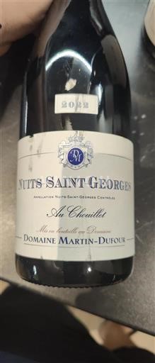 Borgonha Nuits-Saint-Georges Domaine Martindufour Au Chouillet 2022